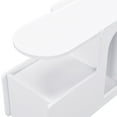 thumbnail image 3 of MAYEERTY 11.8" ON-TREND Mobile End Table - Lockable Wheels, Cream Style Side Table, 3 of 16