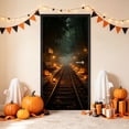 thumbnail image 4 of Trovenix Halloween Door Cover Door Curtain 35 x 71 Inch Wall Decoration Festival Party Backdrop for Home Indoor Outdoor Halloween Decor, 4 of 6