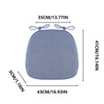 thumbnail image 4 of AuroraX Comfort Gel Chair Cushions for Dining Chairs Soft Breathable Solid Seat Cushion Relief Pad for Desk Chair,Office Chair,Home, 4 of 4