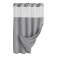 thumbnail image 4 of Cortina de ducha resistente y multifuncional, accesorio de baño para hotel, poliéster. Gris claro, 4 of 9