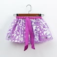 thumbnail image 3 of LIIPEE Girls Skirts Halloween Cartoon Pumpkin Printed Tulle Ballet Dance Tutu Skirt Child Breathable Casual Daily Party Photoshoot Skirt,Light Purple,5-8 Years, 3 of 5