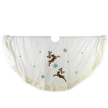 christmas ltd 56 quot white velvet tree skirt with sequin christmas ltd 56 quot white velvet tree skirt with sequin