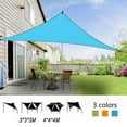 thumbnail image 2 of HESHENG Triangle Canopy Sun Shade Sail Water Resistant UV Block Patio Awning Garden Tent, 2 of 10