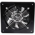 thumbnail image 1 of Ventilador extractor de aire, diámetro del orificio, 150 mm, válvula de extracción de aire, 40 W, montaje en pared, para la cocina, el hogar, la cocina, el garaje (negro),Negro, 1 of 8