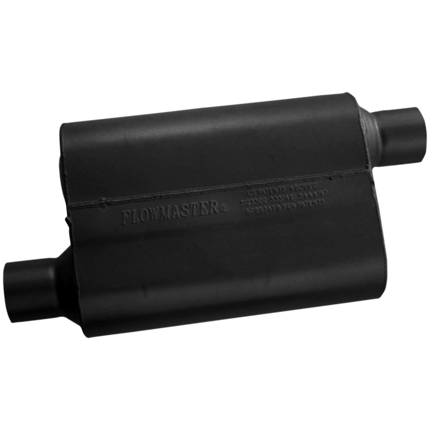 Flowmaster 42543 40 Series Muffler - 2.50 Offset In / 2.50 Offset Out - Aggressive Sound