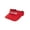 Red/White, variant on Unisex Guard Twill Visor with Embroidered Logo