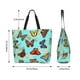 thumbnail image 5 of Fotbe Multicolored Butterflies Bolsa Tote Estética de Lona con Estampado para Mujer - Bolsa Reutilizable de Hombro Casual para Vacaciones, Compras, Trabajo y Gimnasio, 5 of 8