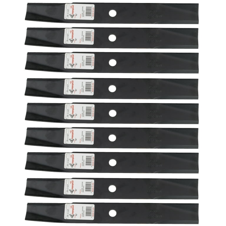 9 Mower Blades for John Deere LT166 116 120 140 AM31100 M127466