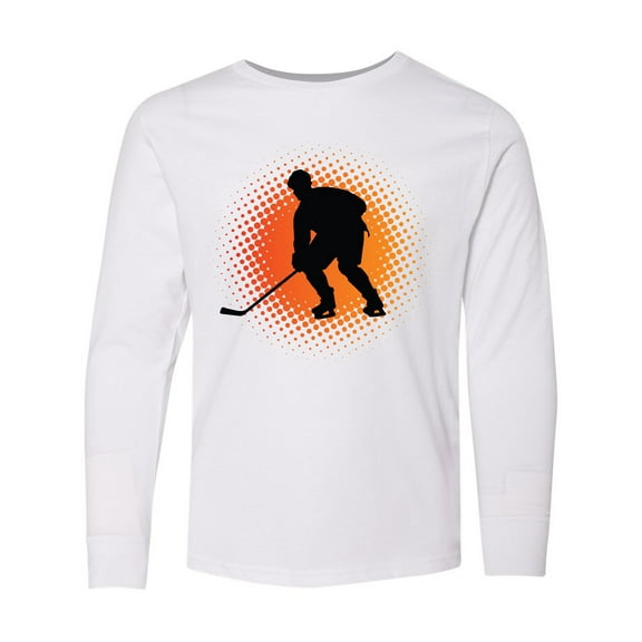 Inktastic Play Hockey Sports Long Sleeve Youth T-Shirt