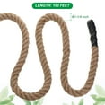thumbnail image 2 of Unique Bargains Jute Rope 1-1/4 Inch x 100 Feet Natural Jute String Twine Twisted Manila Rope Burlap Rope, 2 of 7