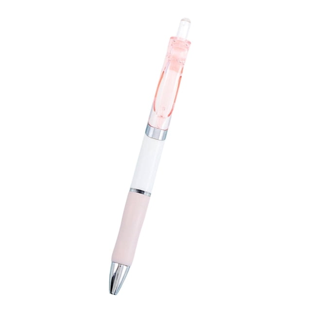 Retractable Pens, Black Gel Pens Ink Writing Pens, Soft Grip Click Pens – 1 Pcs, 0.5 Mm Fine Point, Smooth Writing Pens, Cute Retractable Rollerball Pens for Journaling, Writing Planner(Pink)