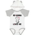 thumbnail image 3 of Inktastic Nonna Loves Me Girls Girls Baby Bodysuit, 3 of 5