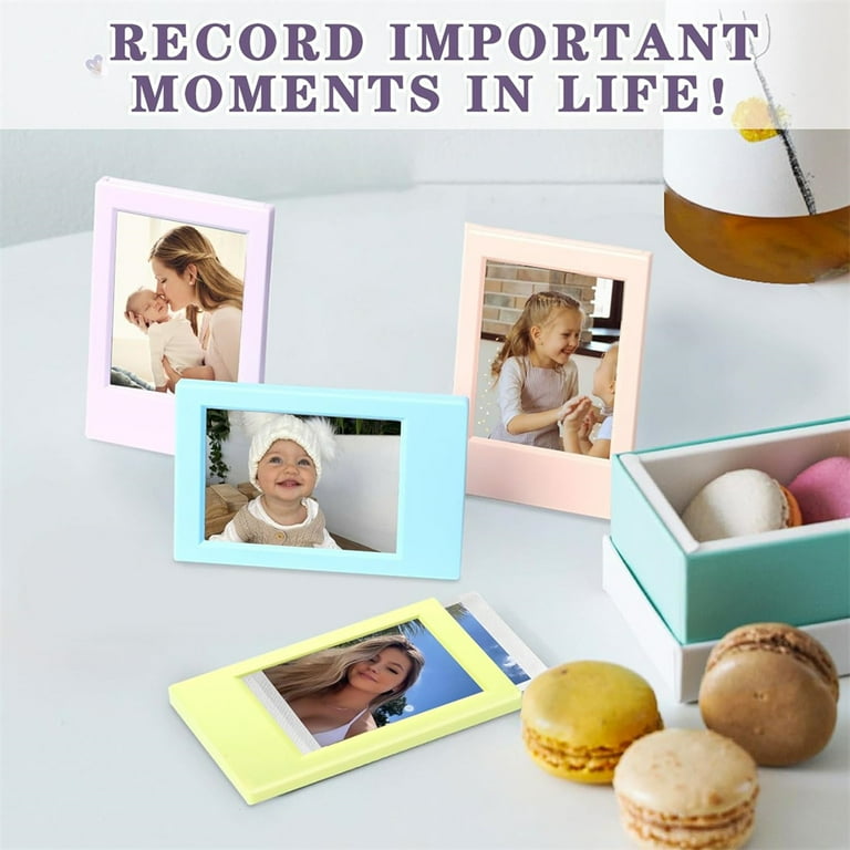 NOGIS Mini Photo Frames(7 Pack), Mini Picture Frame Set Compatible