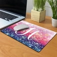 thumbnail image 4 of WIRESTER 13.77x10.23 in Rectangle Mouse Pad with Non-Slip Rubber Base for Computers, Laptop, Office & Home - Gliter Pink Blue H, 4 of 5
