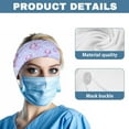 thumbnail image 5 of COEQINE Axolotl Nurse Button Headband Sports Headbands for Teens Headbands for Sports Headbands with Button for Mask Sport Headband Sweat Cute Medical Headbands, 5 of 7