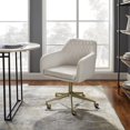 thumbnail image 3 of Weston Quilted Office Chair, Off-White, 3 of 9