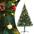 thumbnail image 3 of Gecheer Artificial Christmas Tree LED Artificial Christmas Tree with Baubles and LEDs Decorations for Christma Decor Christmas Green 59.1", Create a Nice Atmosphere in The Christma, 3 of 7