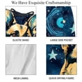 thumbnail image 4 of luoweisi Men's Beach Shorts Quick Dry Swim Trunks with Mesh Lining Sheepdog M, 4 of 5