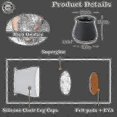 thumbnail image 2 of Silicone Chair Leg Protectors With Felt For Hardwood Floors 24 Pcs, 2 of 5