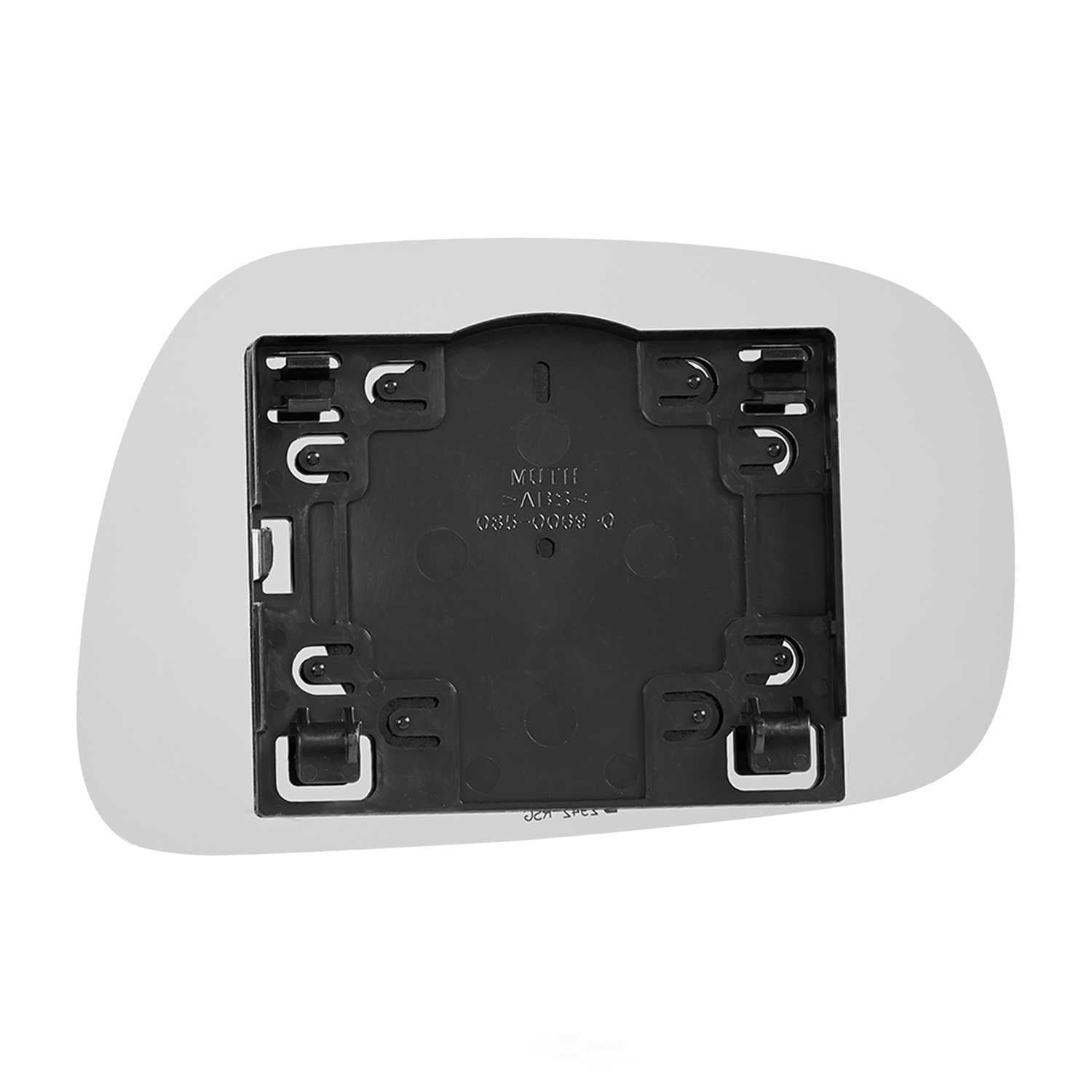 Burco Side View Mirror Replacement Glass with Motor Mount Plate - Clear Glass - 2942RSG