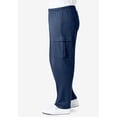 thumbnail image 3 of KingSize Men's Big & Tall Lightweight Jersey Cargo Sweatpants, 3 of 6