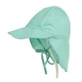 thumbnail image 4 of Riforla Children's Summer New Outdoor Breathable Travel Cute Sun Quick Drying Baby Sun Hat Bomber Hats Mint Green, 4 of 4