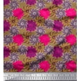 thumbnail image 1 of Soimoi Rayon Fabric Flower Artistic Print Fabric by Yard 42 Inch Wide, 1 of 3