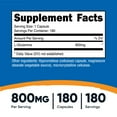 thumbnail image 4 of Nutricost L-Glutamine 800mg, 180 Capsules - Gluten Free & Non-GMO Health Supplement, 4 of 6
