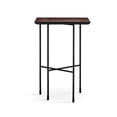 thumbnail image 4 of Enza Home Solaro 22" MDF Wood & Metal Side Table in Walnut/Black, 4 of 4