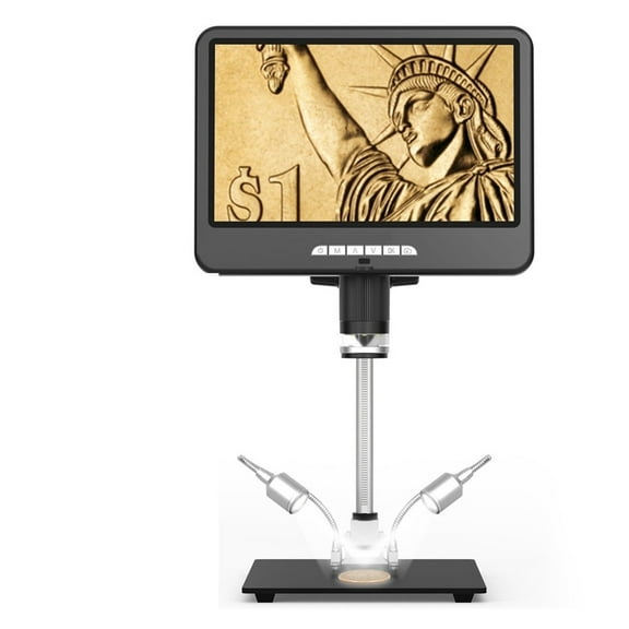 10-inch UHD Screen And 26cm Stand Digital Scope For Electronics Soldering And Repairing