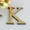 K, variant on Gold Mirror Acrylic Alphabet Letters, Self-Adhesive 3D English Letter Stickers For Wall Decor, Wedding And Party DIY Decoration