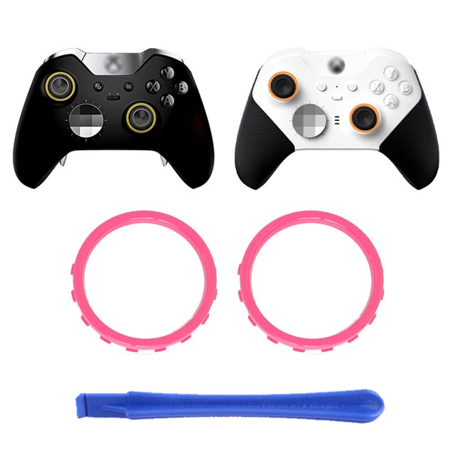 Lot de 2 Anneaux Décoratifs pour Manette de Jeu Xbox One Elite / Elite Series 2 Controller