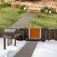 thumbnail image 2 of Costway 8 FT Outdoor Pathway with HDPE Frame Non-slip Surface Metal Wire Connection, 2 of 10