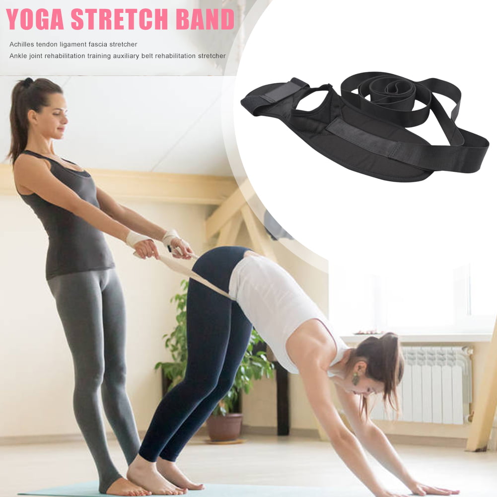 Yoga Ligament Stretching Belt Gymnastics Ballet Trainer Leg Strap Brace 
