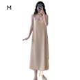 thumbnail image 3 of Sonducket Vestido Largo Sin Mangas Gasa Ropa De Verano Vestido Suelto Sexy, Blanco, M Vestidos Albaricoque METRO Sonducket AP001588-12B, 3 of 6