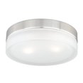 thumbnail image 1 of Vaxcel International CC56809SN Loft 9 in. Flush Mount - Satin Nickel, 1 of 1