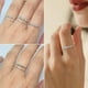 thumbnail image 5 of Anillo Antiansiedad Con Cuentas Ajustables Anillos De Acero Inoxidable Anillo Giratorio Regalos De Joyería Scienceny AP005825-00, 5 of 6