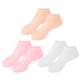 thumbnail image 1 of 1 par de calcetines de silicona para pies secos y agrietados, calcetines hidratantes de silicona para mujer, cuidado de manos y pies, calcetines de gel de spa, 1 of 8