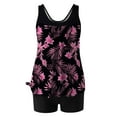 thumbnail image 6 of Abomasnow Women's Tankini Bathing Suits Two Piece Tankini Swimsuits Floral Graphic Swim Tank Top with Boyshorts S-2XL, 6 of 6