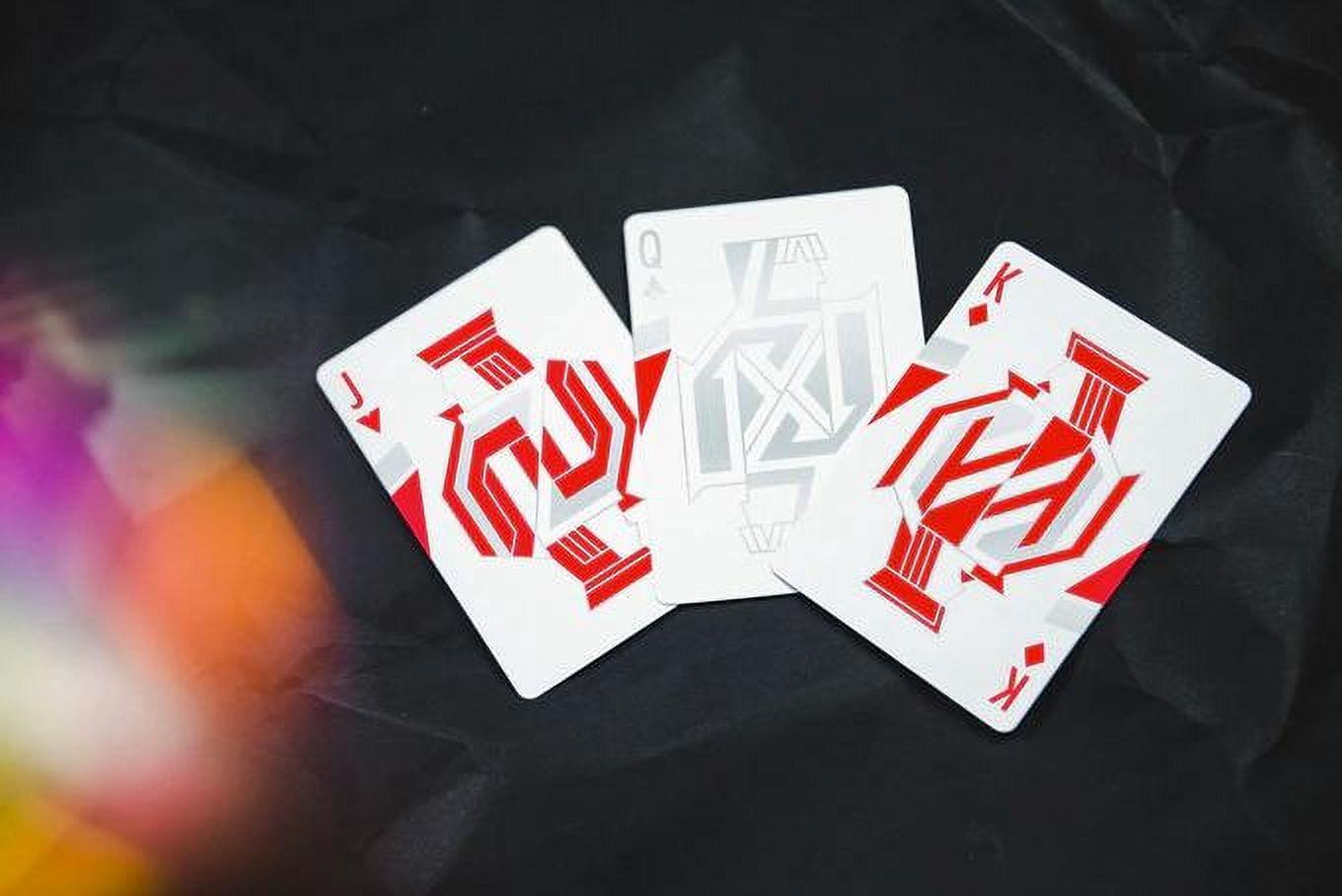 Vertical Standard (Black, Holo Tuck) Playing Cards by ARK