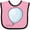 Pink and Black, variant on Inktastic Blue Balloon Boys or Girls Baby Bib