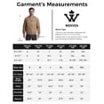 thumbnail image 6 of WenVen Men's Bomber Jacket Lightweight Coat Fall Stylish Work Outerwear with Pocket Khaki L, 6 of 12