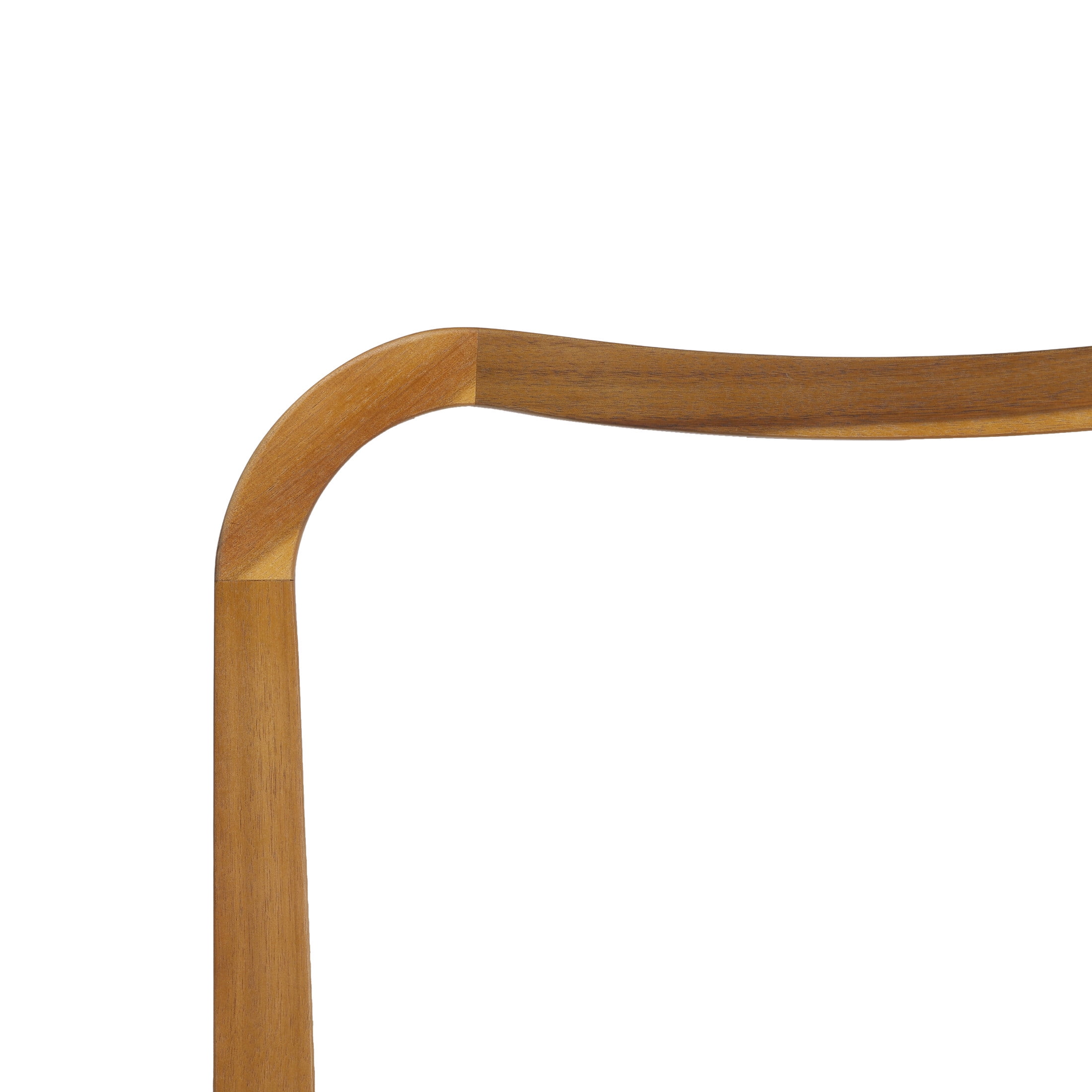 Christopher Knight Home Outdoor Acacia Wood Lounge Chair with Cross Back, Teak Finish+Beige Cushion