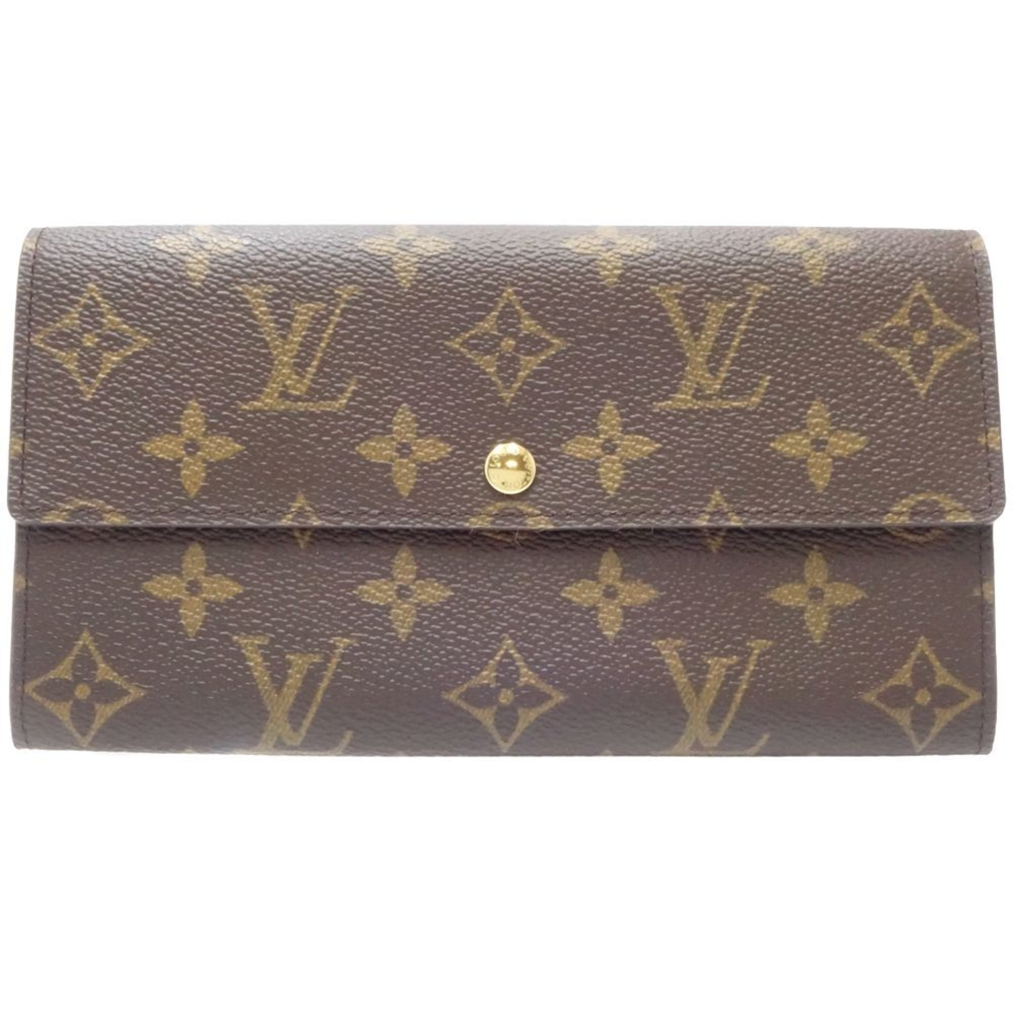 Pre-Owned LOUIS VUITTON Monogram Portefeuille International Tri 