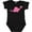 AB-Black, variant on Inktastic Pink Dinosaur Girls Baby Bodysuit