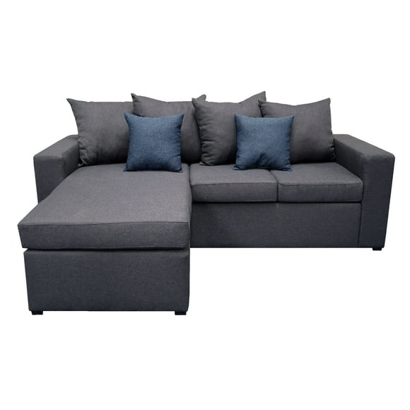 Sala Esquinera EL BAZAR STORE Ares 215x165 cm Lino nacional Gris Oxford