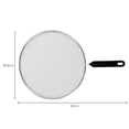 thumbnail image 5 of kiskick Splatter Screen - Ergonomic Handle - Rust-Proof Stainless Steel - Frying Pans Anti-Sputtering Mesh for Kitchen - Grease Splatter Guard, 5 of 7