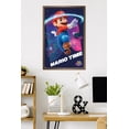 thumbnail image 2 of Nintendo The Super Mario Galaxy Movie (2026) - Mario Time Wall Poster, 22.375" x 34" Framed, 2 of 5