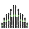 thumbnail image 1 of Juego de Brocas MagnéTicas para Destornillador, Antideslizantes, S2 Impact Magnetic, Strong Magnetic PH2 Bits, 12 Piezas, 1 of 5