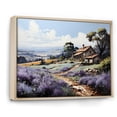 thumbnail image 2 of Designart "Misty Morning in Provence French Countryside Serenity II" French Floater Framed Canvas Print, 2 of 7